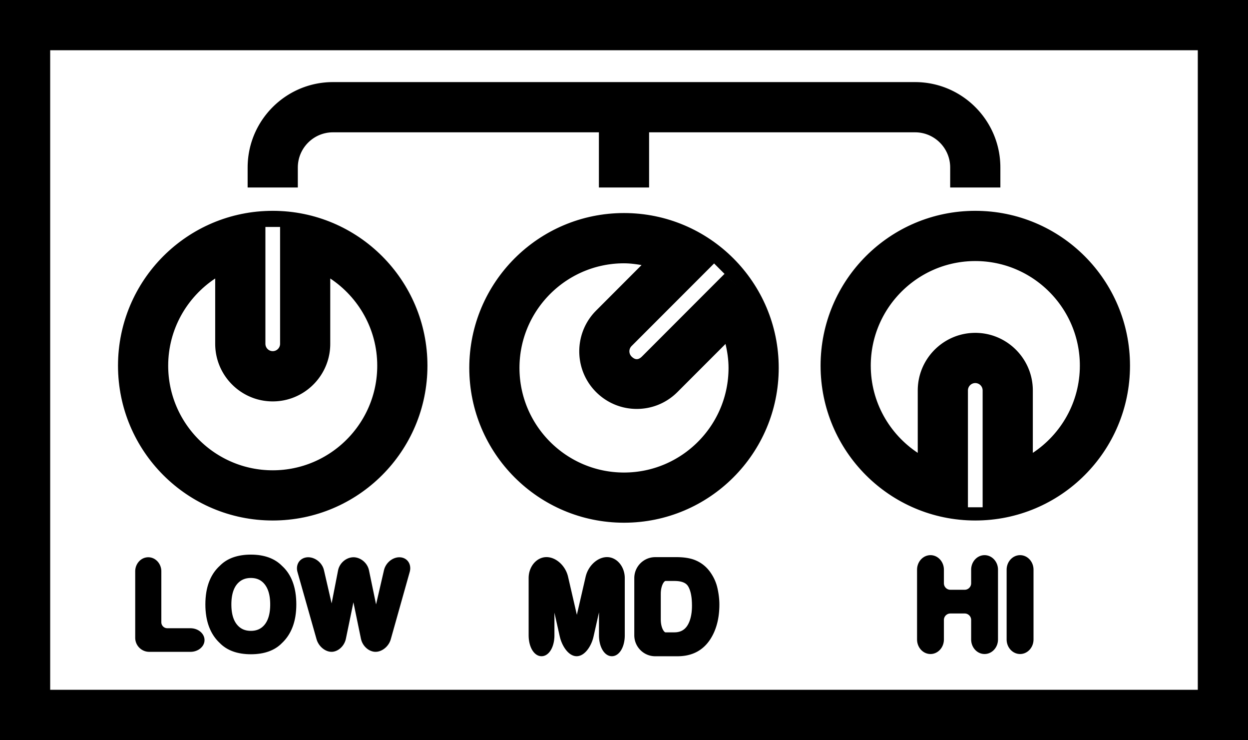 Equalizer Controls Outline Icon Svg Set Free Vectors